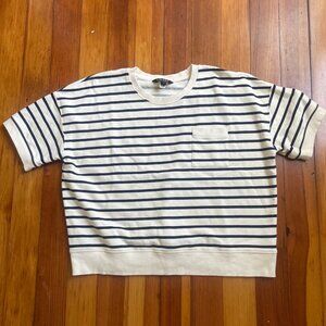Ralph Lauren Women's Y2k Vintage Striped Sweatshirt